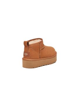 Bota Niña UGG Mini Platform Chestnut Marron