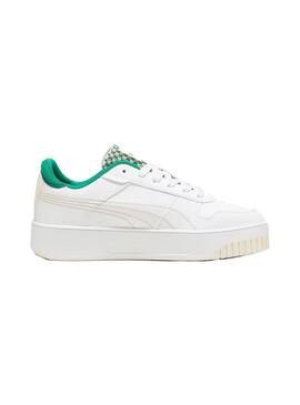 Zapatilla Mujer Puma Carina Blanca Verde