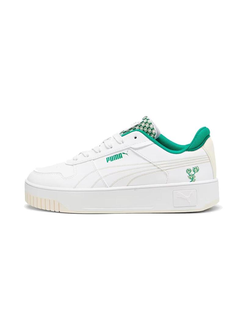 Zapatilla Mujer Puma Carina Blanca Verde