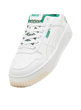 Zapatilla Mujer Puma Carina Blanca Verde