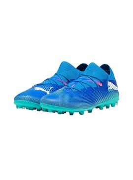 Bota Futbol Hombre Puma Future 7 MG Azul