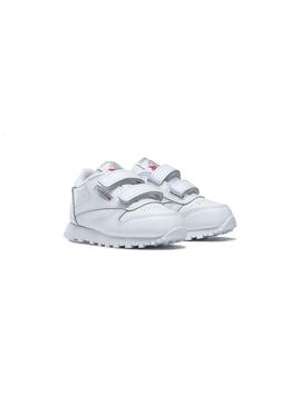 Zapatilla Niño/a Reebok Cl Lthr 2V Blanca