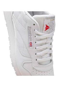 Zapatilla Hombre Reebok Classic Lthr Blanca