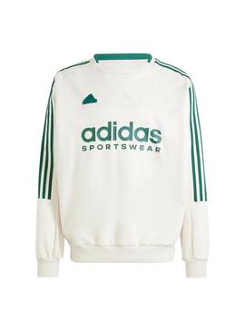 Sudadera Hombre adidas Tiro Fl Crew Gris Verde