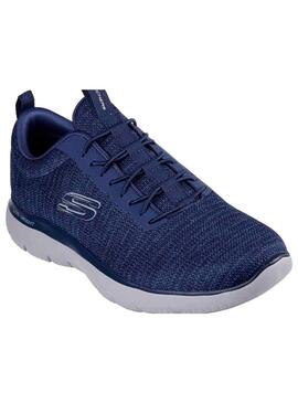 Zapatilla Hombre Skechers Summits Azul