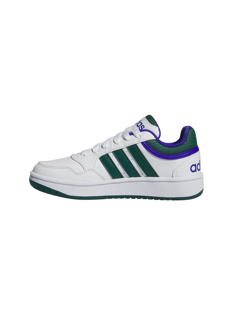 Zapatilla Niño/a adidas Hoops Blanca Verde