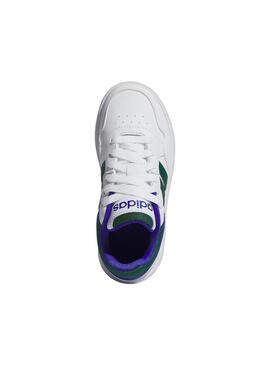 Zapatilla Niño/a adidas Hoops Blanca Verde