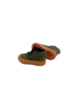 Zapatilla Baby Vans Mte Sk8-Hi Verde Caramelo