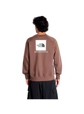 Sudadera Hombre The North Face Raglan RedBox Marron