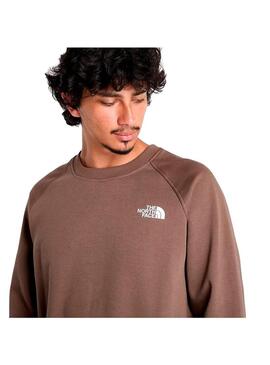 Sudadera Hombre The North Face Raglan RedBox Marron