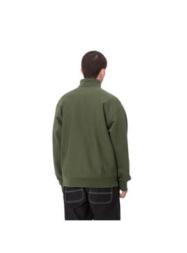 Sudadera Hombre Carhartt WIP Half Zip American Verde