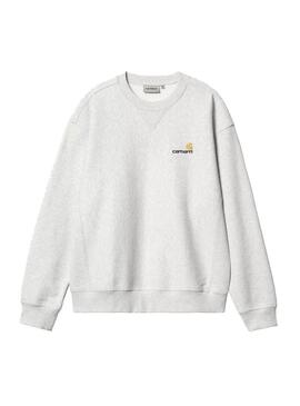 Sudadera Hombre Carhartt WIP American Script Gris