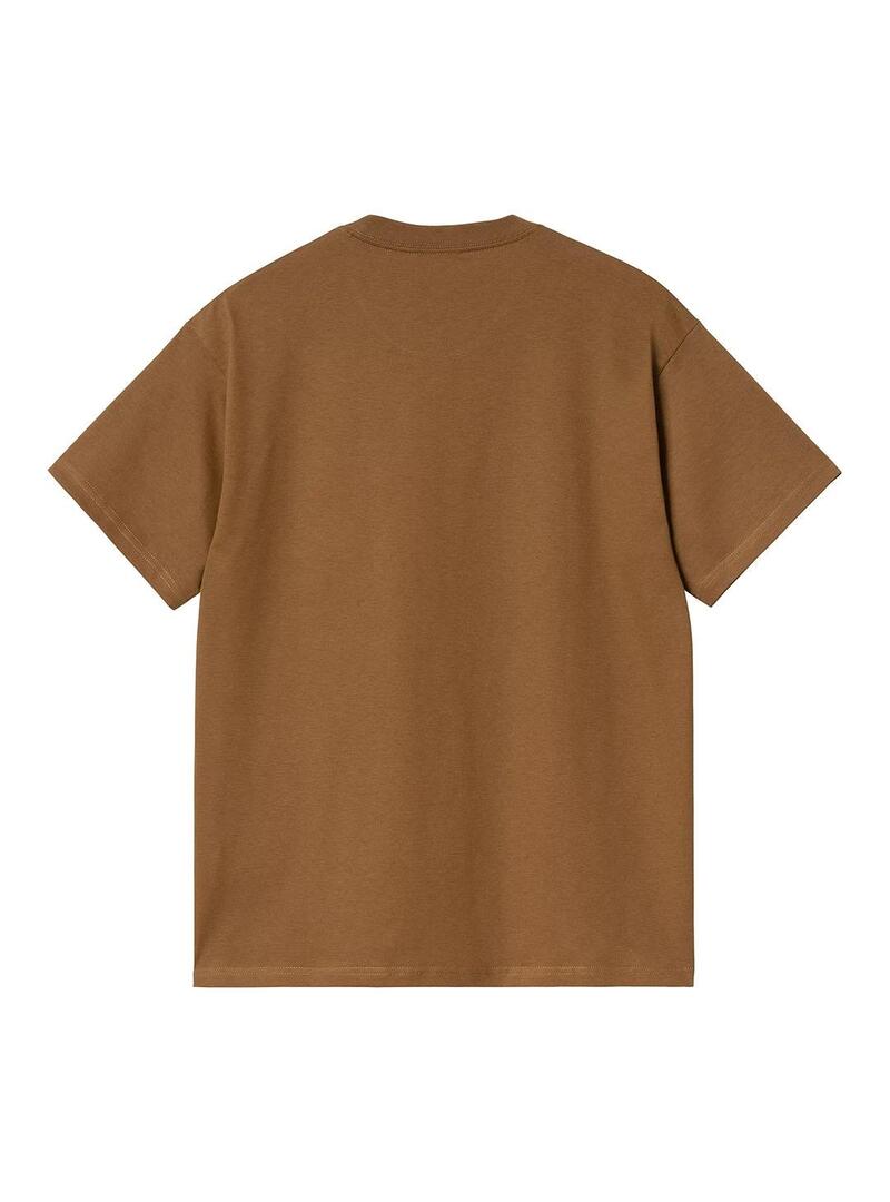 Camiseta Hombre Carhartt WIP Heart Train Marron