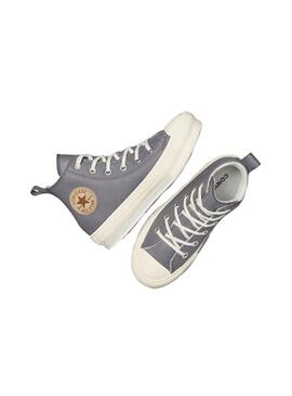 Zapatilla Niña Converse Ctas Eva Leather Gris