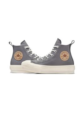 Zapatilla Niña Converse Ctas Eva Leather Gris