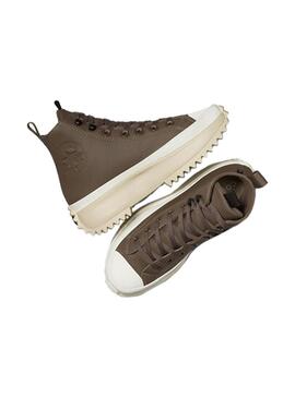 Zapatilla Mujer Converse Run Star Hike Hi Leather Verde