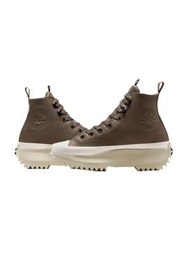 Zapatilla Mujer Converse Run Star Hike Hi Leather Verde