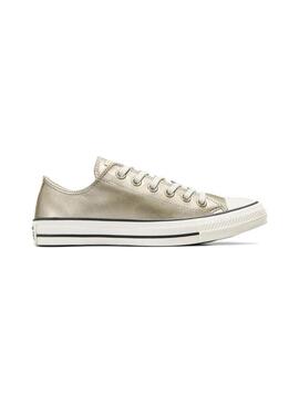 Zapatilla Mujer Converse All Star Metallic Dorada