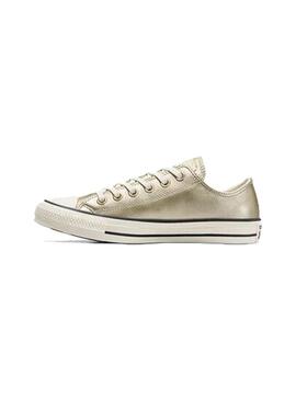 Zapatilla Mujer Converse All Star Metallic Dorada