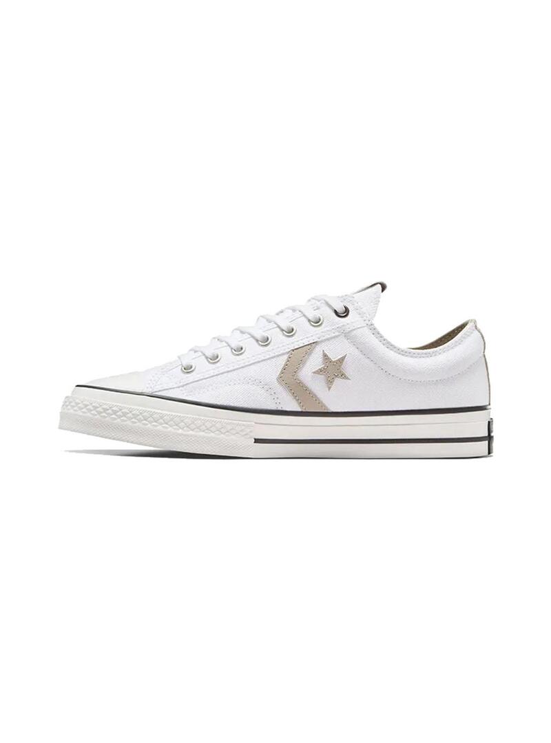 Zapatilla Hombre Converse Star Player 76 Blanca Beige