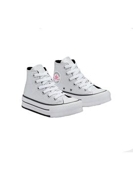 Zapatilla Niña Converse Lift Hi Plata