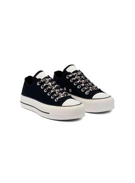 Zapatilla Mujer Converse Ctas Light Negra