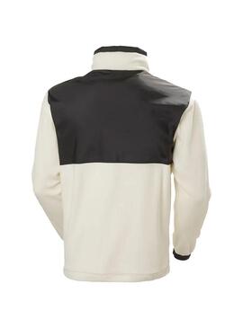 Polar Hombre Helly Hansen Yu 1/2 Zip Fleece Blanco