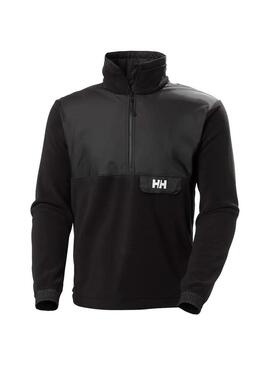 Polar Hombre Helly Hansen Yu 1/2 Zip Fleece Negro