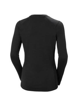 Camiseta Térmica Mujer Helly Hansen Lifa®  Merino Negra