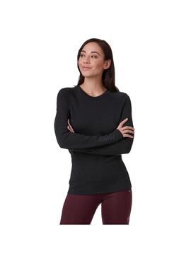 Camiseta Térmica Mujer Helly Hansen Lifa®  Merino Negra