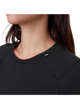 Camiseta Térmica Mujer Helly Hansen Lifa®  Merino Negra