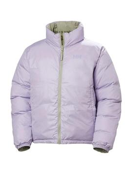 Cazadora Mujer Helly Hansen Yu Reversible Beige Lila