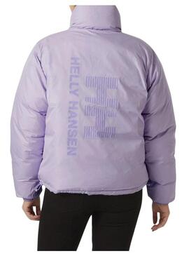 Cazadora Mujer Helly Hansen Yu Reversible Beige Lila