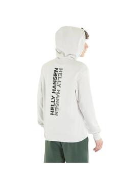 Sudadera Hombre Helly Hansen Core Graphic Blanco