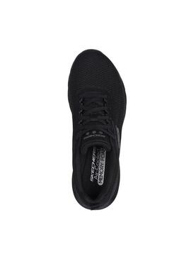 Zapatilla Mujer Skechers Flex Appeal Negro Waterpr