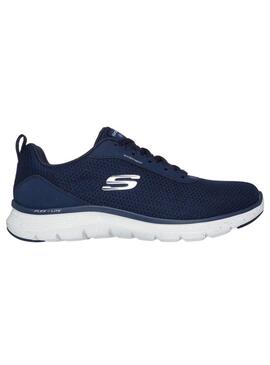 Zapatilla Mujer Skechers Flex Appeal Marino Waterp