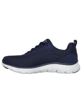 Zapatilla Mujer Skechers Flex Appeal Marino Waterp