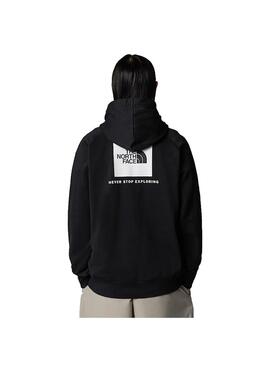 Sudadera Hombre The North Face Raglan Box Hoodie Negra