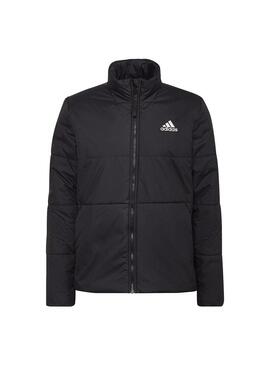 Cazadora Hombre adidas Bsc 3s Negra Blanca