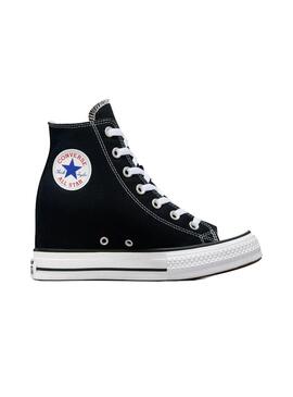 Zapatilla Mujer Converse Ctas Wedge Negra