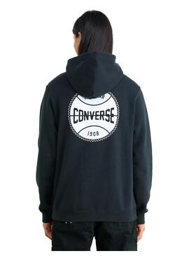 Sudadera Hombre Converse Retro Chuck Negra