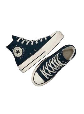 Zapatilla Mujer Converse Ctas Lift Hi Marino Brill