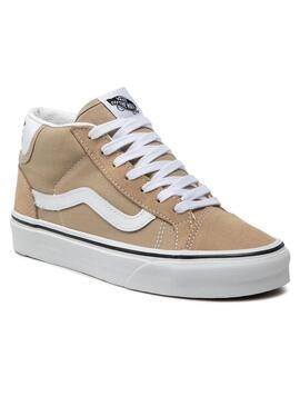 Zapatilla Unisex Vans Mid Skool 37 Beige