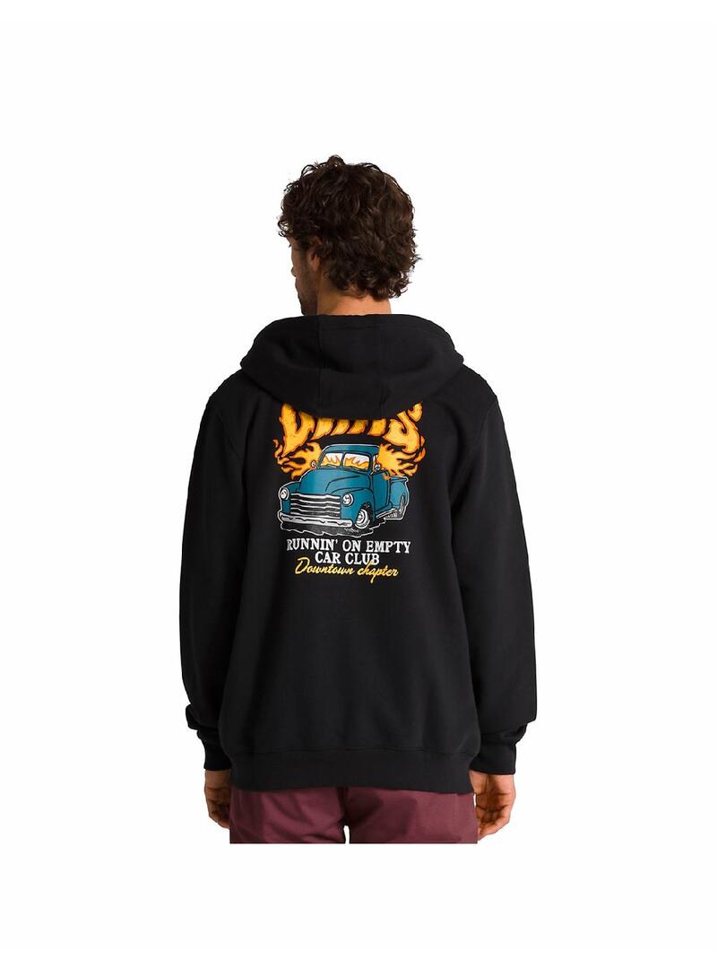 Sudaderas Hombre Vans Hot Rod Negra