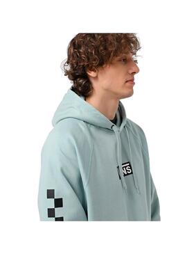 Sudadera Hombre Vans Boxed Verde Agua