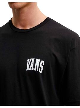 Camiseta Hombre Vans Varsity Negra