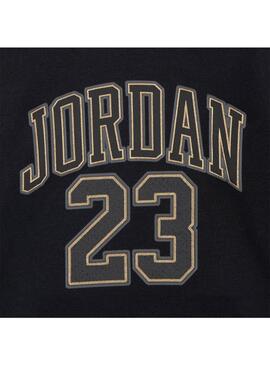 Chandal Niño/a Jordan Hoody Negro Dorado