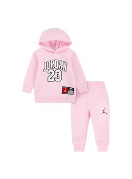 Chandal Niña Jordan Hoody Rosa