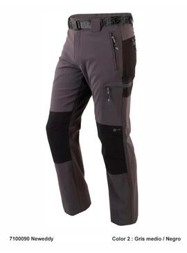 Pantalon Hombre Sphere Neweddy Gris Negro