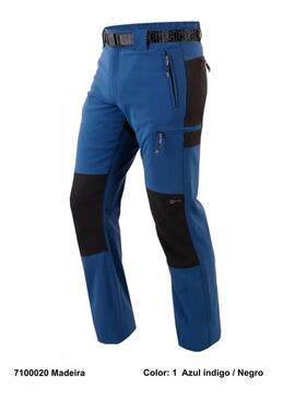 Pantalon Hombre Sphere Madeira Azul Negro